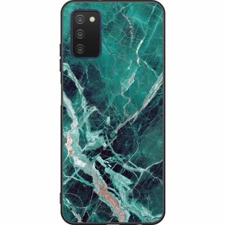 Samsung Galaxy A03s Svart Skal Marmor
