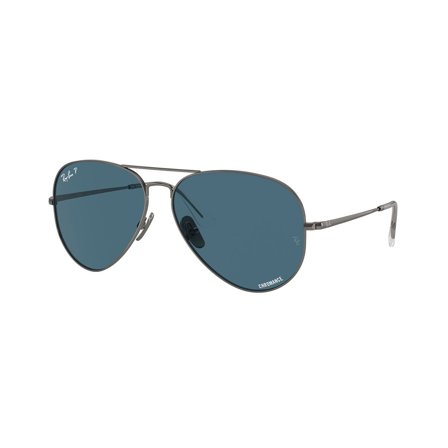 Ray-Ban Aviator Titanium - Solglasögon - Gråa - RB8089 165/S2 5814