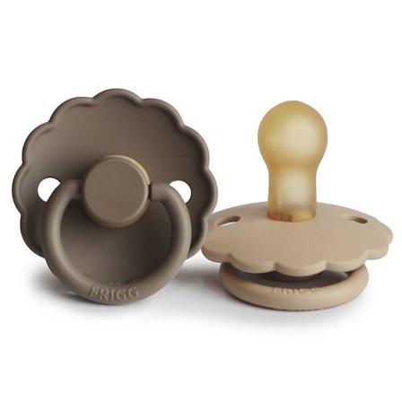 FRIGG Daisy Sutter i Latex 2-pak Croissant/Portobello Str. 1, Børn & Forældre, Sutter, Latexsutter