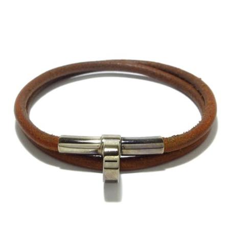 Hermès Vintage Pre-owned Bracelet , Bruin , Dames , Maat: ONE Size Vintage Sieraden
