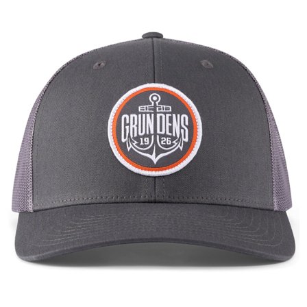 Grundéns Logo Anchor Trucker Charcoal