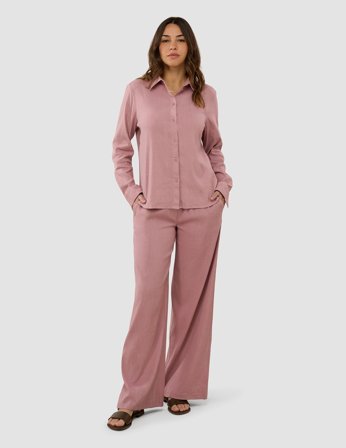 Shaping New Tomorrow - Female - Linen Set - Dusty Cerise - Size