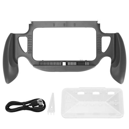 Switch Lite Grip Case Støtsikker Beskyttelsesdeksel Komfortabel Håndholdt Hurtiglading Grå