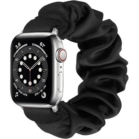 Scrunchies Kompatibla med Apple Watch Armband 38mm 40mm Elastiskt Mönstrat Push Armband Kompatibelt med Apple Watch Series 7 6 5 4 3 2 1 SE