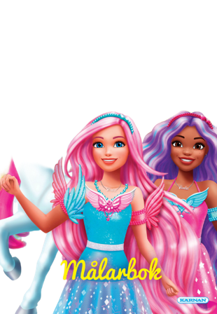 KÄRNAN MÅLARBOK BARBIE Skapa & pyssla Unisex ONESIZE