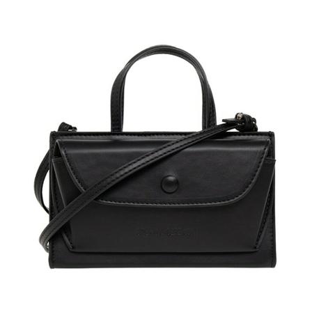 Opening Ceremony, Razor Clam shoulder bag Zwart, Dames, Maat:ONE Size,leer