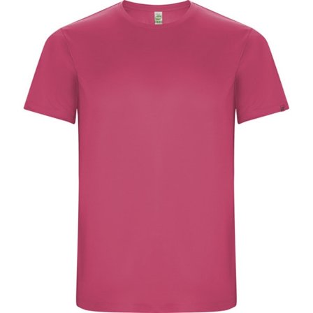 Roly Imola Kortärmad Sport T-shirt för Män L Fluorescerande Rosa