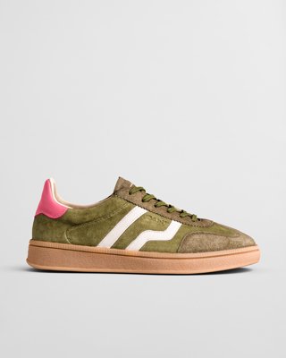 GANT - Cuzima Velvet Sneakers til dame country green
