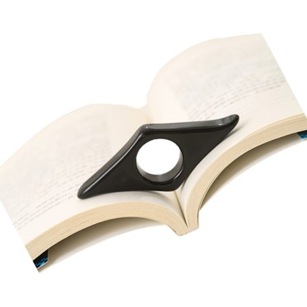Bogmærke i akryl, sideholder, læsetilbehør Black