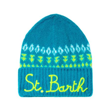 Saint Barth, Hats Blauw, Dames, Maat:ONE Size