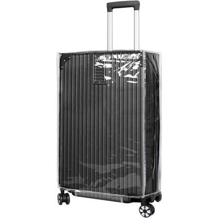 Transparent kufferthætte, rejsekufferthætte, PVC kufferthætte, bagagerumshætte, støvtæt vaskbar ridsefast og genanvendelig, 18 tommer, 1 stk