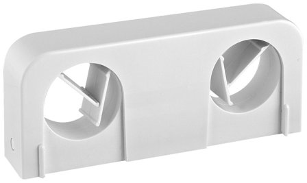 Faluplast Snap 14190 Rörklämma 25/28 mm, vit Dubbel, Installation