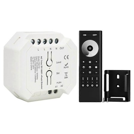 Tuya WiFi Smart Dimmer Triac Dimmer LED Kontroller APP Fjernkontroll for Alexa Home
