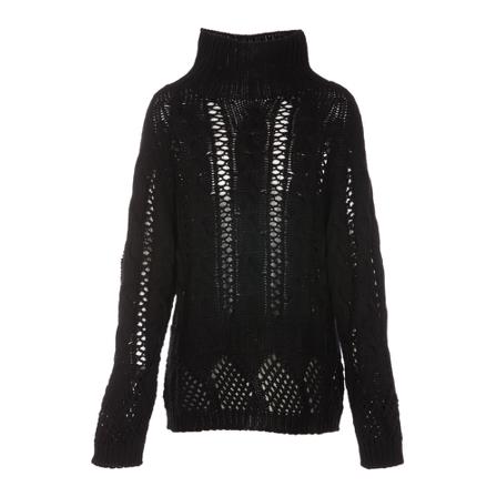 Twinset, Turtlenecks Zwart, Dames, Maat:XS