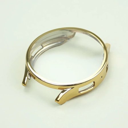 Silikon TPU-skal för Samsung Galaxy Watch 7/6/5/4 40mm 44mm Fulltäckande Skärmskydd Stötfångare för Watch7 44mm 40mm Skal Guld 06 Galaxy 7 40mm