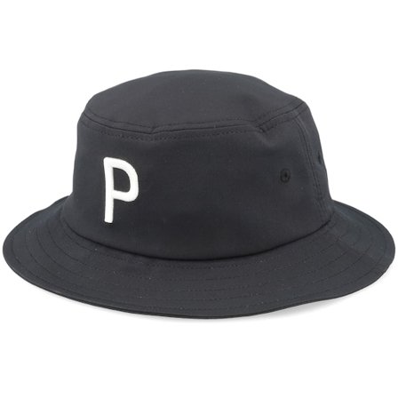 Puma - Svart bucket Hatt - P Hat Black Bucket @ Hatstore