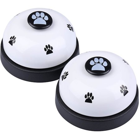 2 stk. kæledyrstræningsklokker, ringeklokke, hundedørklokke til hund og kat