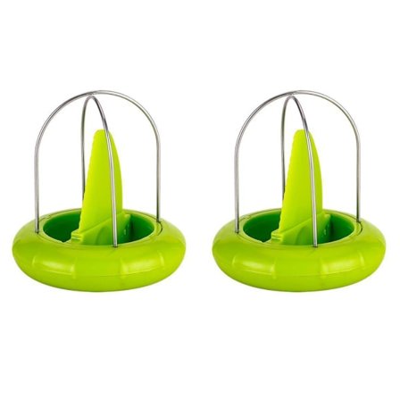 2 stk. Grøn Hurtig Skræl Enhver Frugt Eller Blød Grøntsag Med Lethed. Kiwi Skærer Skræller Udkerner Ske, Mango Og Kimi Kernefjerner, Kiwi Frugt Ske 