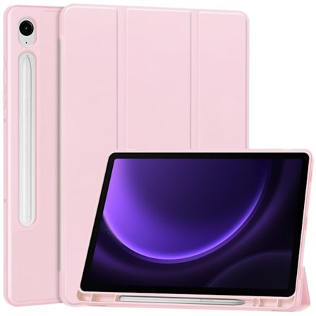 Samsung Galaxy Tab S10 FE Kotelo Tri-Fold Kynätelineellä Pinkki
