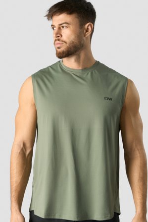 ICANIWILL - Stride Sleeveless T-shirt Men Sea Green - Miehet - Treenivaatteet ICIW:ltä