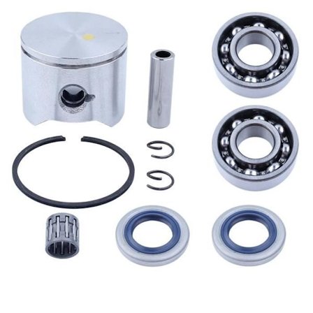 45 mm kolvvevlager tätningsringsats kompatibel med Husqvarna 51 50 Motorsåg 503167701