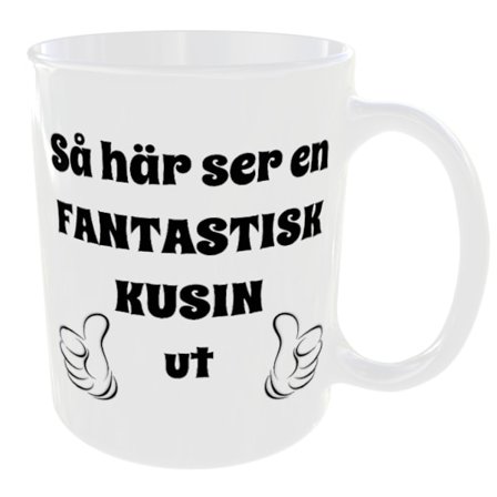 Mugg - Så här ser en fantastisk kusin ut
