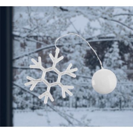 LED-lampa Kompatibel med jul, Snöflinga