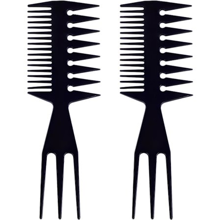 3 in 1 -kampa, 2 kpl miesten hiuskampaa, antistaattinen hiusharja, Wi