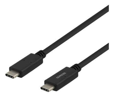 Deltaco USB type C-kabel - USB-C til USB-C - 3 m