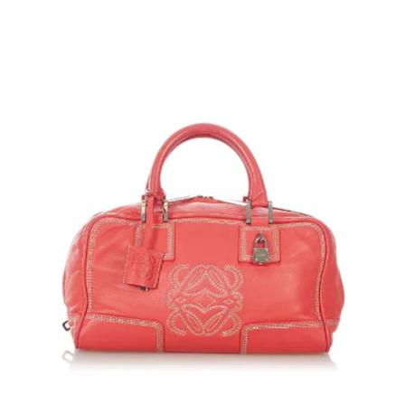 Loewe Pre-owned, Pre-owned Leather handbags Oranje, Dames, Maat:ONE Size