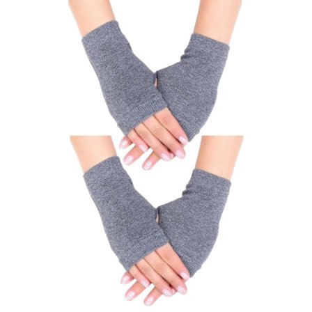 Luffer - Dobbeltpakke - Håndledsvarmere [15cm] - Grå