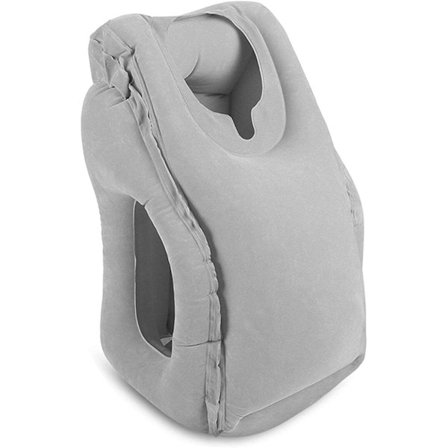 Bærbar Reisepute Oppblåsbar, Hode Nakkestøtte Pute wit