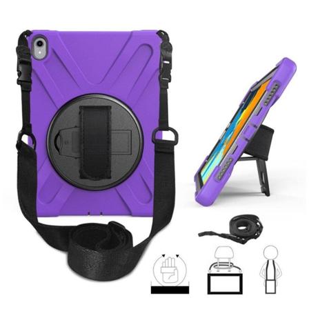 iPad Pro 11 inch (2018) 360 graders dreje kickstand kombi etui - Lilla Purple