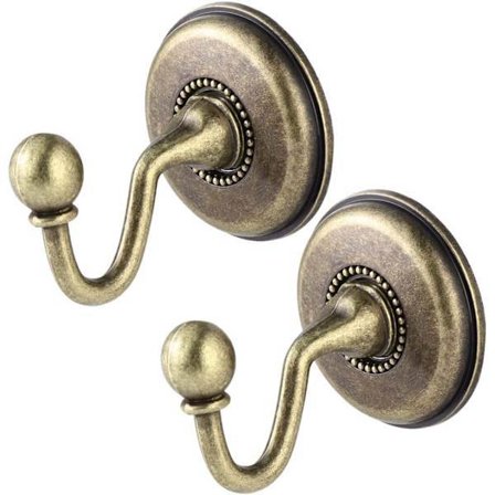 Vintage Antik Messing Vægkroge, Dekorative Gardinkroge, Håndtaskeophæng, Tøjkroge, Nøglekroge, Hjemme- og Badeværelsesophæng