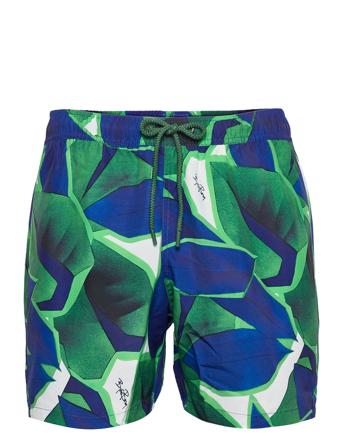Borg Print Swim Shorts Badshorts Multi/mönstrad Björn Borg