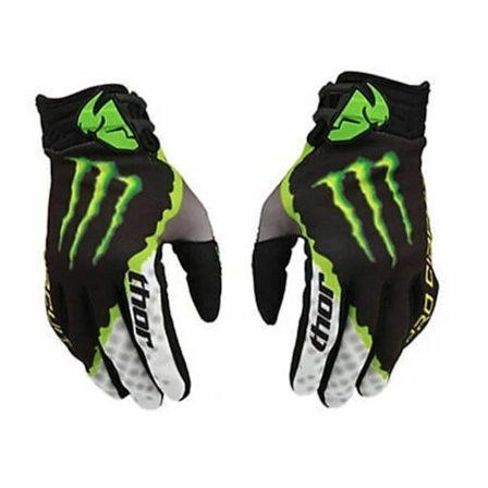D Monster Energy Handskar, Monster Motorcykelhandskar, Nya Offroad Motorcykel Åkcykel Mountainbike Handskar, Fitness[CO]
