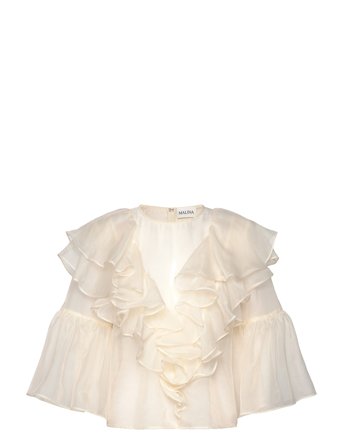 Malina | Alexia Organza Frill Blouse | L