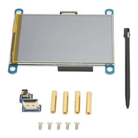 4 tuuman HD-multimediarajapinnan LCD IPS -näyttö 800x480 resoluutiolla resistiivinen kosketusnäyttö kynällä Raspberry Pi:lle