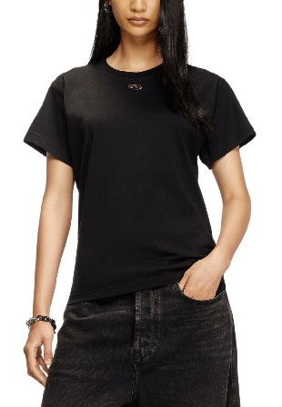 Diesel T-MAREY T-shirts Dam Svart M