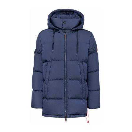 Afterlabel, Down Jackets Blauw, Heren, Maat:S