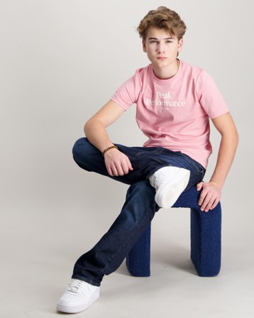 Peak Performance Jr Original Tee Rose T-shirts Garçon - Kids Brand Store