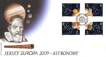 Isle of Man - Astronomi - Førstedagskuvert