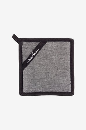 Halvor Bakke - Færder Grydelapper 2-pk - Sort - Grydelapper - 22X22 - Fra Homeroom