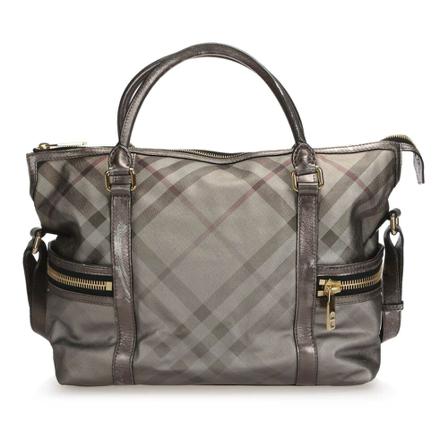 Burberry, Handbags Grijs, Dames, Maat:ONE Size,leer