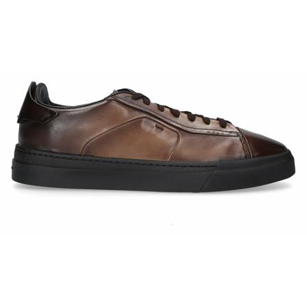 Santoni - Sneakers - Brun - Herr - Storlek: 44 Eu, Herr, Storlek: 44 EU