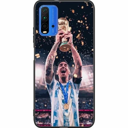 Xiaomi Redmi 9t Svart Skal Messi
