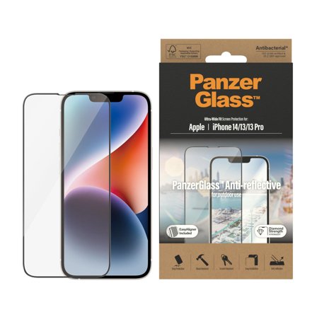 PanzerGlass skjermbeskyttelse for mobiltelefon - ultrabred passform