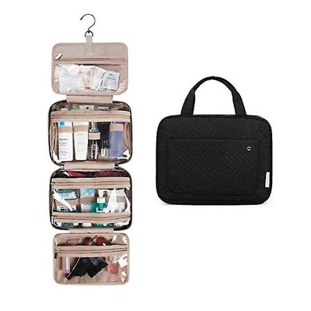 Toiletry Bag Travel Bag With Hanging Hook Water Resistant Makeup Cosmetic Bag