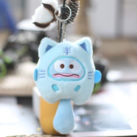 Sanrio Kuromi Plysj Animal Keychain Little Tiger Kuromi Melody
