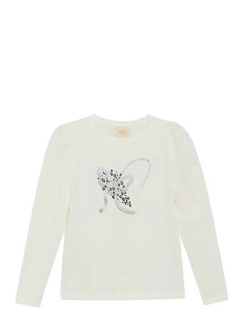 Creamie T-Shirt Ls - White - 116